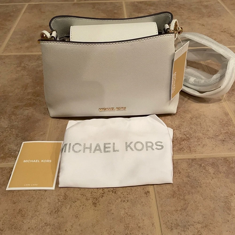 Michael Kors Portia East West Satchel Beige - NWT